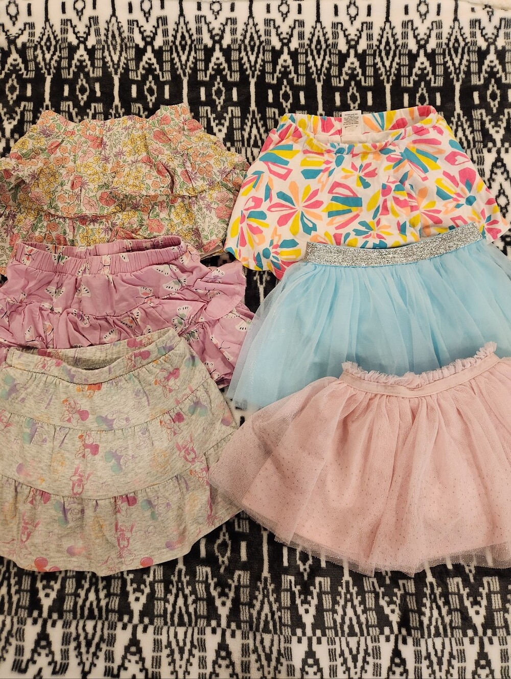 Girls Tulle Skorts Bundle, Size 2T